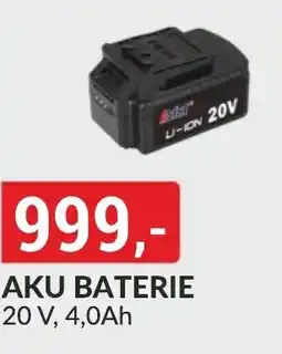 Baumax Aku baterie 20 v, 4,0ah nabídka