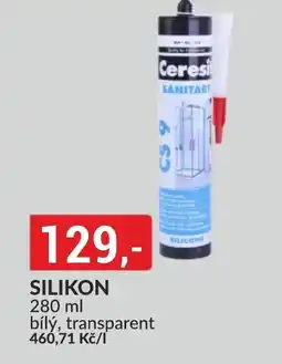 Baumax Silikon bílý, transparent nabídka