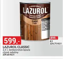 Baumax Lazurol classic nabídka