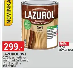 Baumax Lazurol 3v1 nabídka