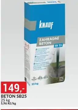 Baumax KNAUF Beton sb25 nabídka