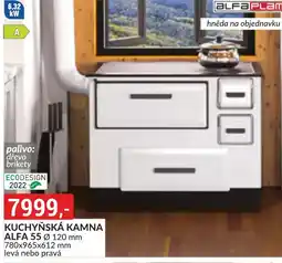 Baumax Kuchyňská kamna alfa 55 nabídka