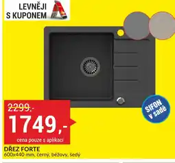 Baumax Dřez forte nabídka