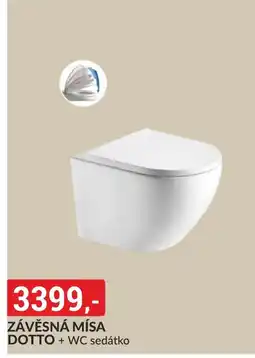 Baumax Závěsná mísa dotto + wc sedátko nabídka