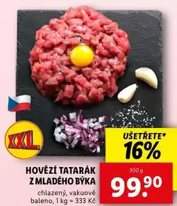 Lidl HOVĚZÍ TATARÁK Z MLADÉHO BÝKA, 300 g nabídka