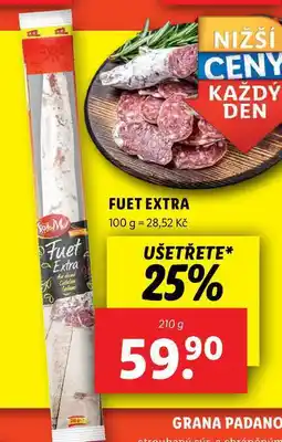Lidl FUET EXTRA, 210 g nabídka