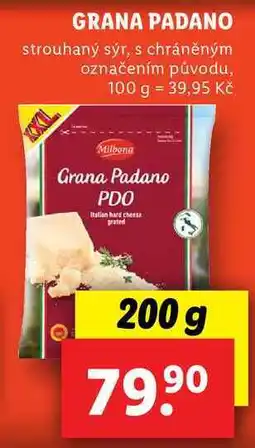 Lidl GRANA PADANO, 200 g nabídka