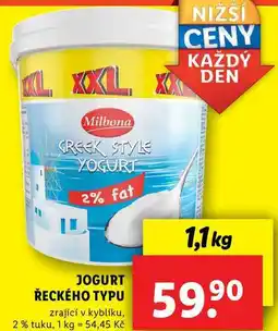 Lidl JOGURT ŘECKÉHO TYPU, 1,1 kg nabídka