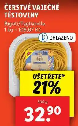 Lidl ČERSTVÉ VAJEČNÉ TĚSTOVINY, 300 g nabídka