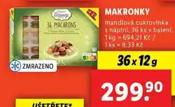 Lidl MAKRONKY, 36x 12 g nabídka