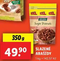 Lidl SLAZENÉ ARAŠÍDY, 350 g nabídka