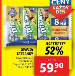 Lidl OPAVIA TATRANKY, 8x 47 g nabídka