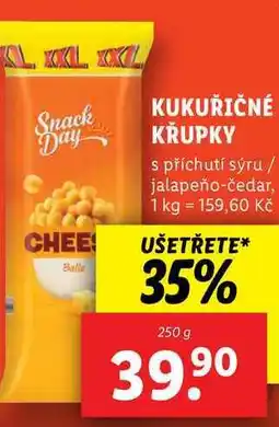 Lidl KUKUŘIČNÉ KŘUPKY, 250 g nabídka