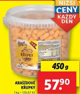 Lidl ARAŠÍDOVÉ KŘUPKY, 450 g nabídka