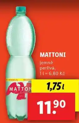 Lidl MATTONI, 1,75 l nabídka