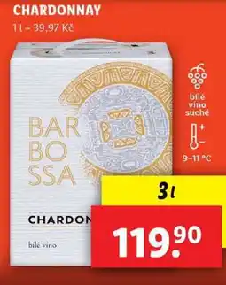 Lidl CHARDONNAY, 3 l nabídka