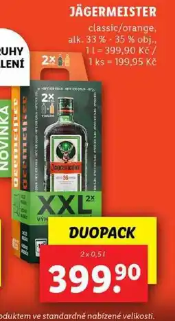 Lidl JÄGERMEISTER, 2x 0,5 l nabídka