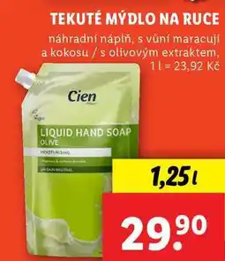Lidl TEKUTÉ MÝDLO NA RUCE, 1,25 l nabídka