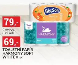 Baumax Toaletní papír harmony soft white nabídka