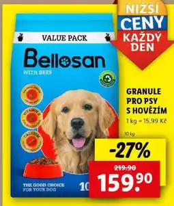 Lidl GRANULE PRO PSY S HOVĚZÍM, 10 kg nabídka