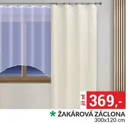 Baumax Žakárová záclona nabídka