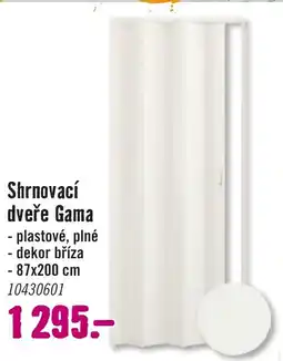 Hornbach Shrnovací dveře Gama nabídka