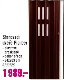 Hornbach Shrnovací dveře Pioneer nabídka