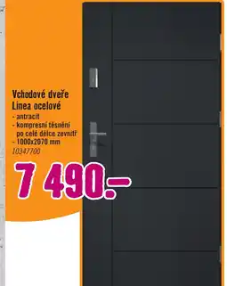 Hornbach Vchodové dveře Linea ocelové nabídka