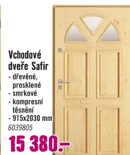 Hornbach Vchodové dveře Safir nabídka