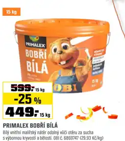 OBI Primalex bobří bílá nabídka