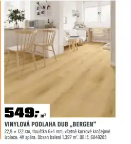 OBI Vinylová podlaha dub „bergen" nabídka