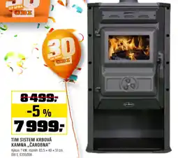 OBI Tim sistem krbová kamna „čarobna" nabídka