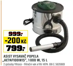 OBI Asist vysavač popela AE7AF100IN15 nabídka