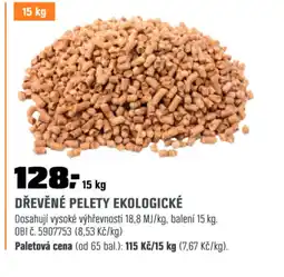 OBI Dřevěné pelety ekologické nabídka