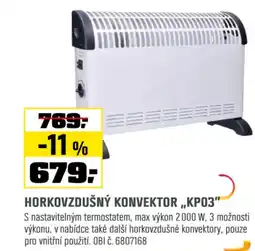 OBI Horkovzdušný konvektor „kpo3” nabídka