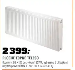 OBI Ploché topné těleso nabídka