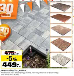 OBI Skladebná dlažba „kombi 6" nabídka