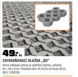 OBI Zatravňovací dlažba „80” nabídka