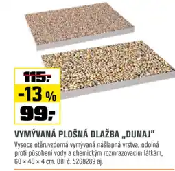 OBI Vymývaná plošná dlažba „dunaj" nabídka