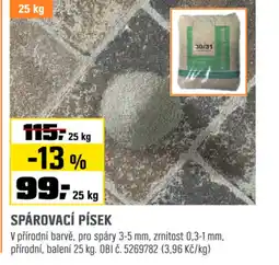 OBI Spárovací písek nabídka