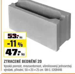 OBI Ztracené bednění 20 nabídka
