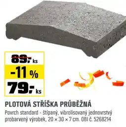 OBI Plotová stříška průběžná nabídka