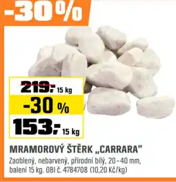 OBI Mramorový štěrk „,carrara" nabídka