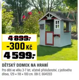 OBI Dětský domek na hraní nabídka