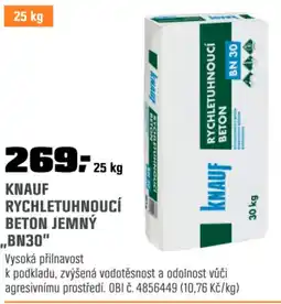 OBI KNAUF Rychletuhnoucí beton jemný BN 30 nabídka