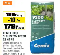 OBI Cemix 9300 sloupkový beton nabídka