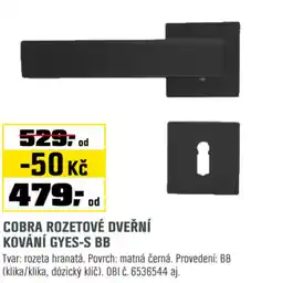 OBI Cobra rozetové dveřní kování gyes-s bb nabídka