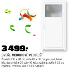OBI Dveře vchodové vedlejší² nabídka