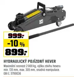 OBI Hydraulický pojízdný hever nabídka
