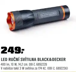 OBI Led ruční svítilna black&decker nabídka